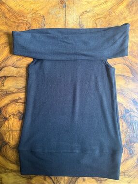 Off-Shoulder Black Women’s Sweater Top